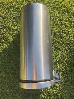 Caixote de Lixo de 50 litros em aço inox Abrantina