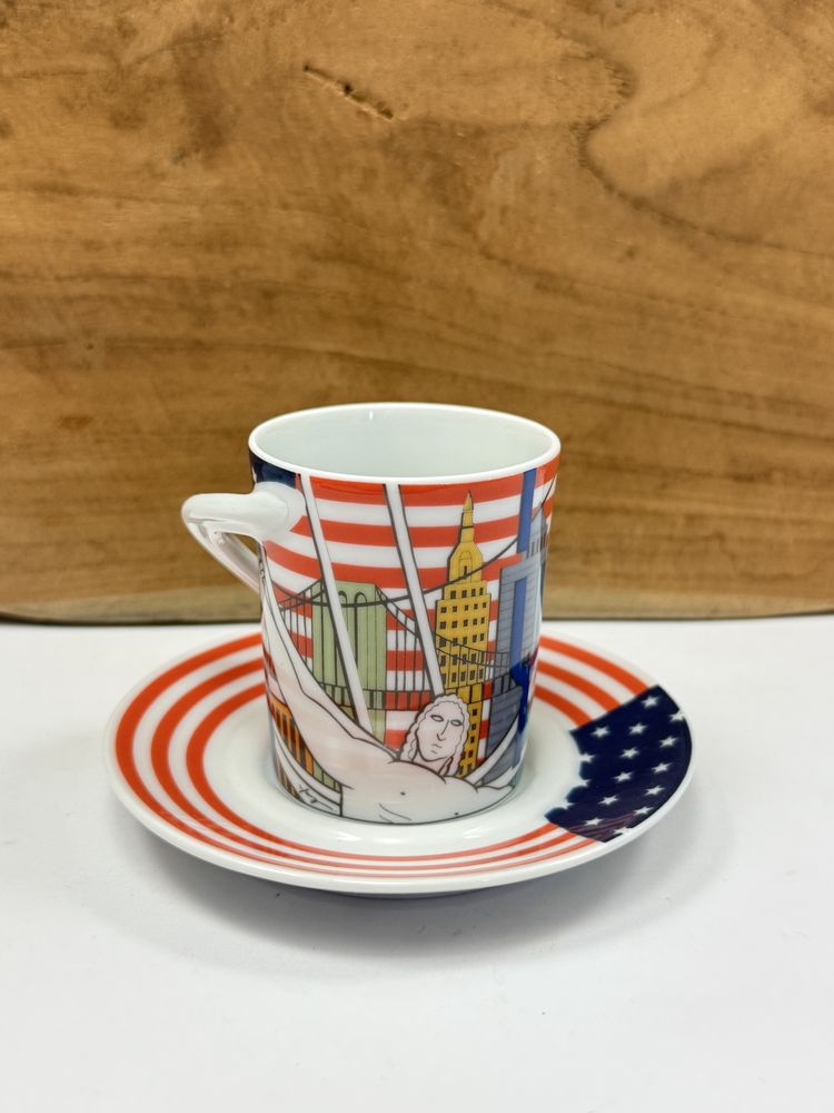 Unikat! Dizajnerska filiżanka Rosenthal Cupola Nowy York New York USA