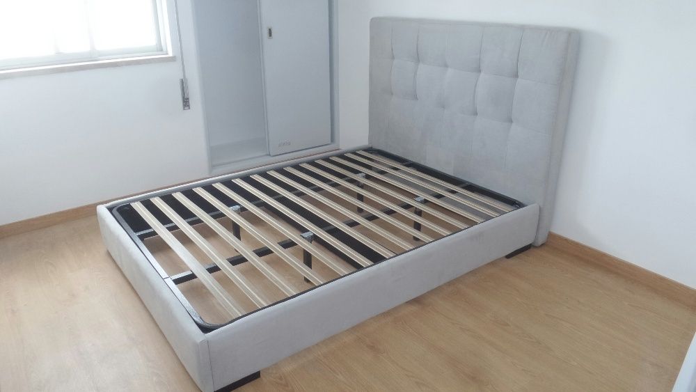 Cama Casal Estofada NOVO - FABRICA