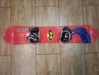 Deska snowboardowa 130cm + wiązania i buty