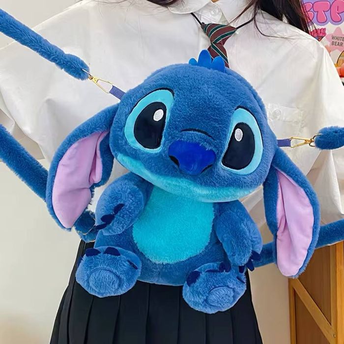 М'яка іграшка Стіч рюкзак 28см, Іграшка рюкзак Стіч, Стіч для дітей