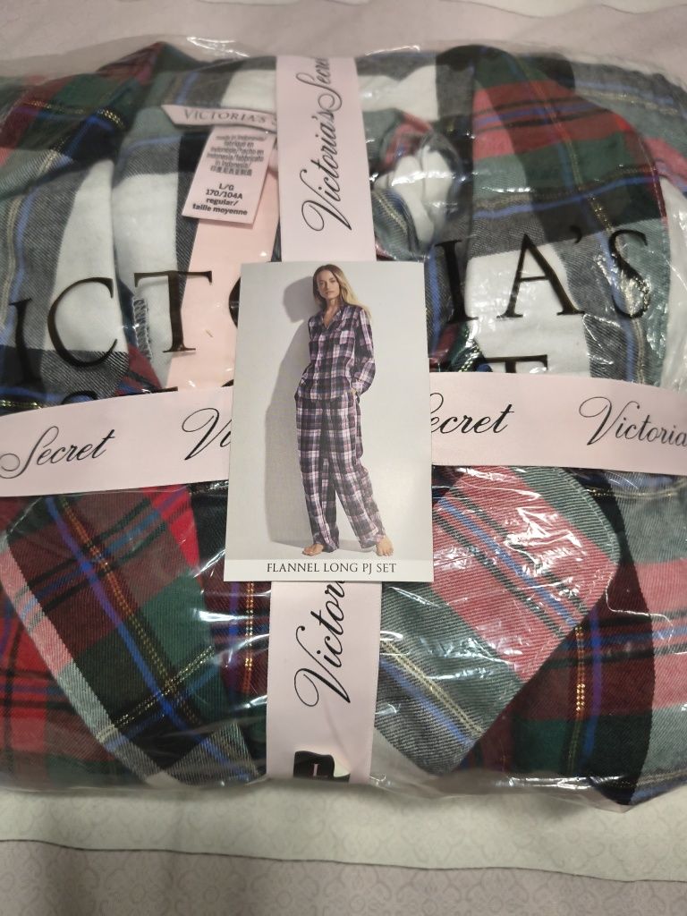 Піжама, домашній костюм фланель Victoria's Secret р.L