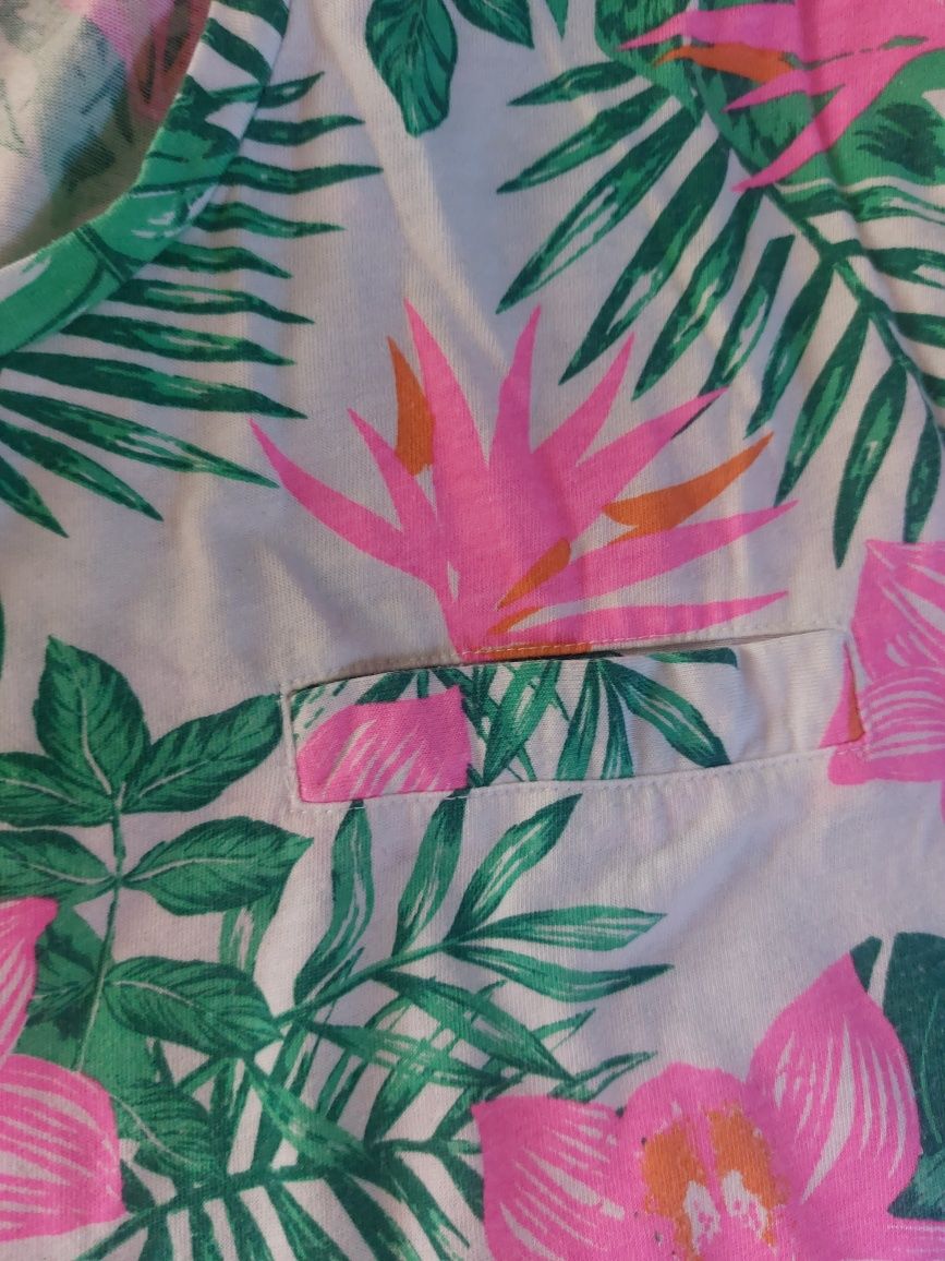 Tunika plażowa, letni t shirt, narzutka na kostium, Yours r.,L,XL