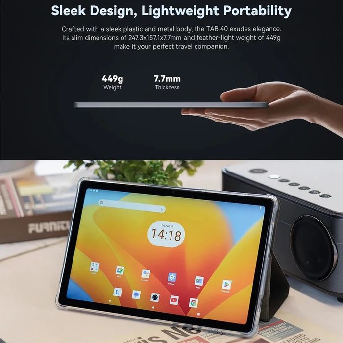 Планшет 10" дюймов BDF P60  8/256гб 2к Экран Android 12 8 ядер