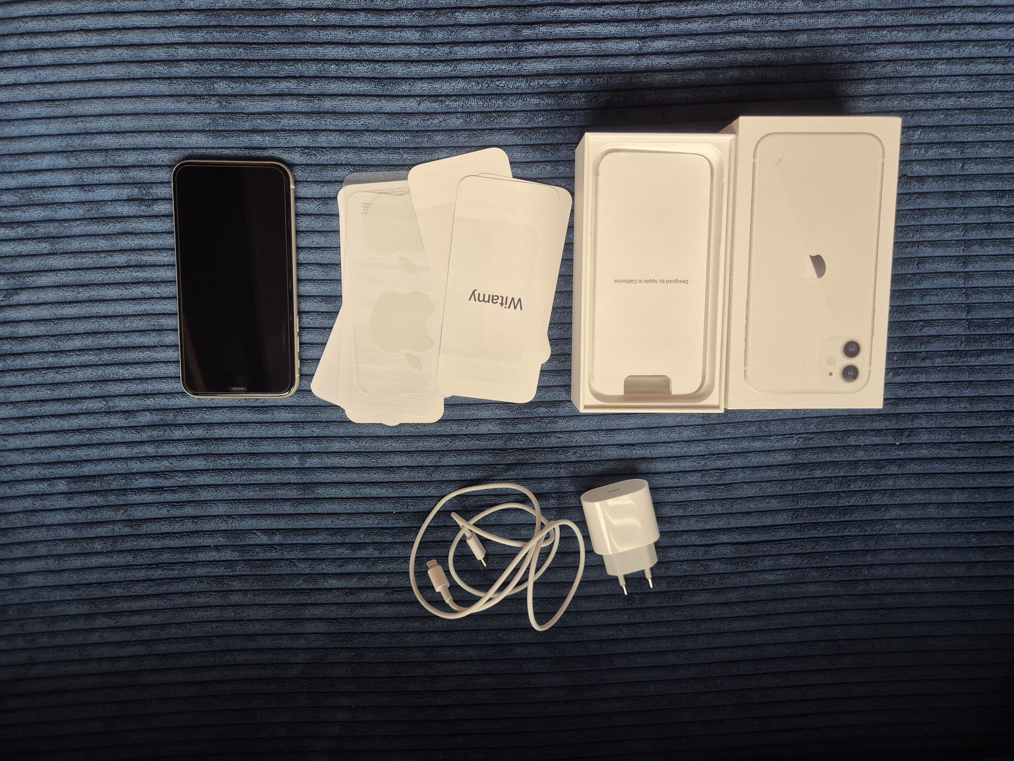 Piekny jak nowy super stan APARAT ZADBANYiPhone 11 bialy super rarytas