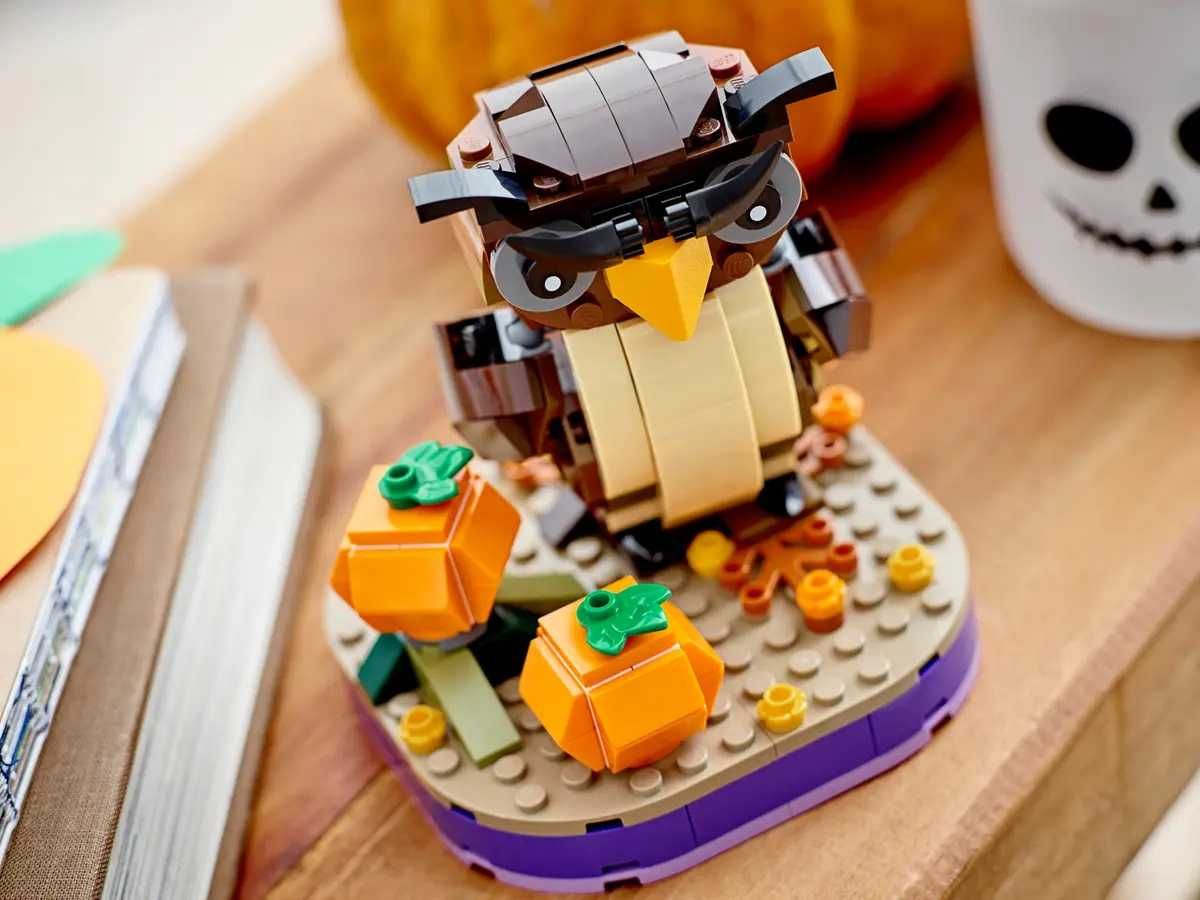 KLOCKI LEGO Halloweenowa Sowa Super Zestaw dla Twojego Dziecka Prezent