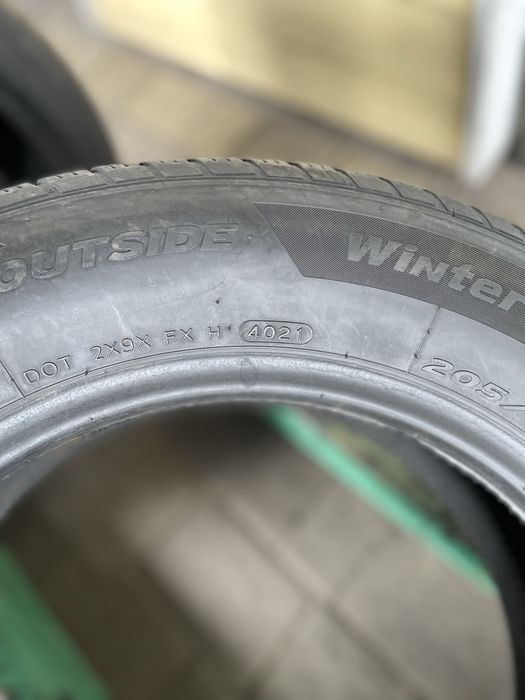 Шини резина 205 60 16 Hankook 2шт. 6mm Зима зимові