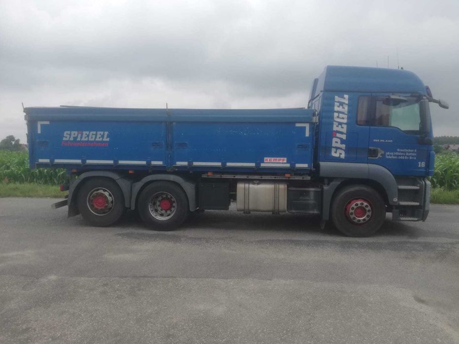 MAN TGS 26.440 wywrotka, zbożówka , kiper aluminiowy