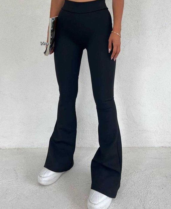 Жіночі трикотажні теплі термо лосіни на флісі термолосини на зиму