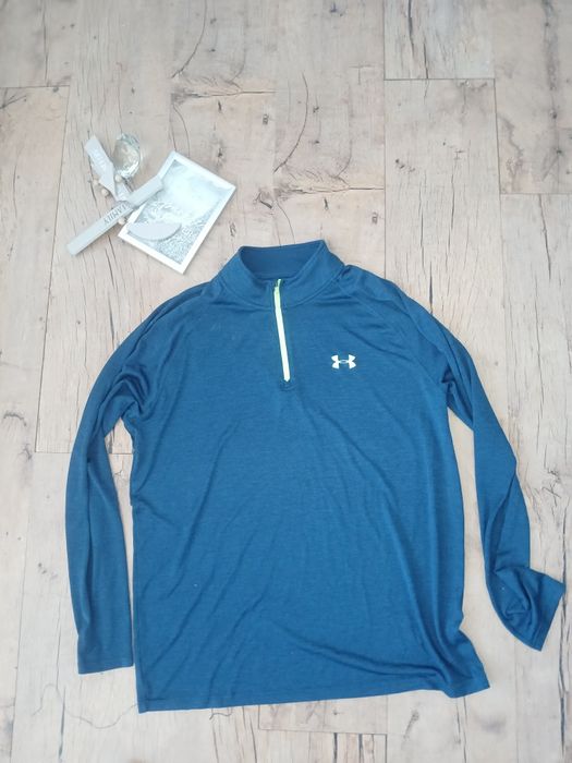 Granatowa bluza techniczna Under  Armour L