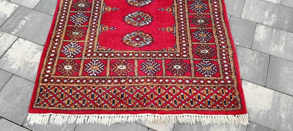 Buchara ręcznie tkany dywan wełniany 166 x 95 cm perski wełna