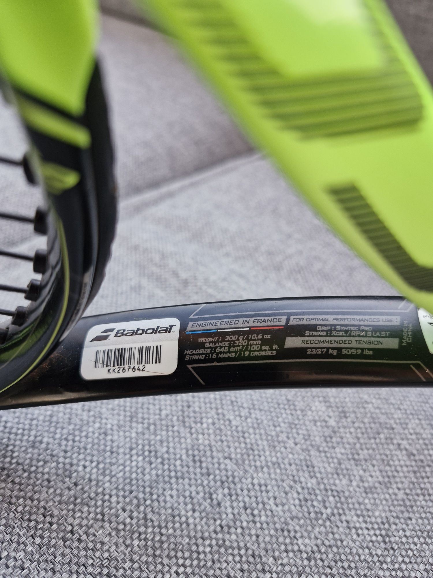 Babolat aero pure 300g L3