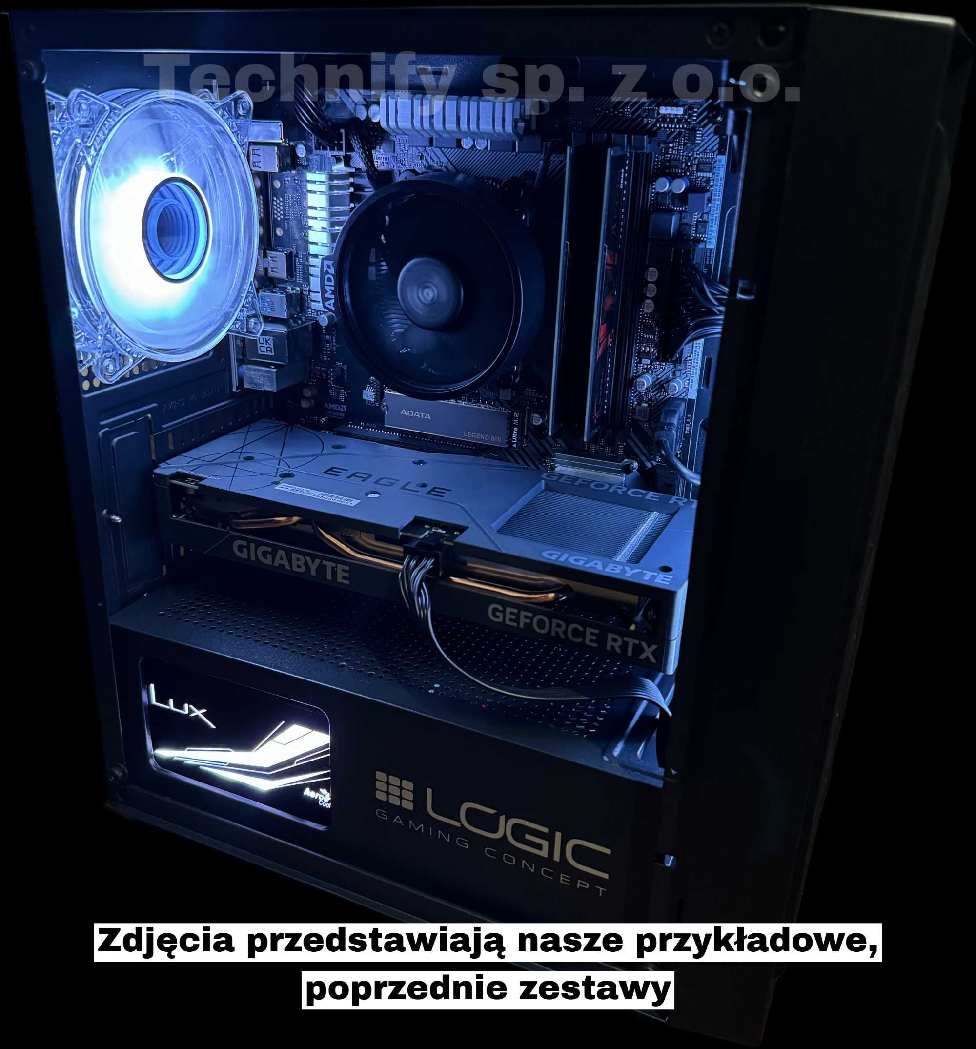 Komputer Gamingowy R5 5600, RTX 5070 32GB RAM, FV 23% Gwarancja 2 Lata