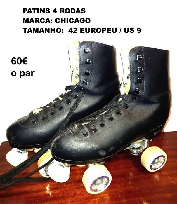 patins 4 rodas em bom estado