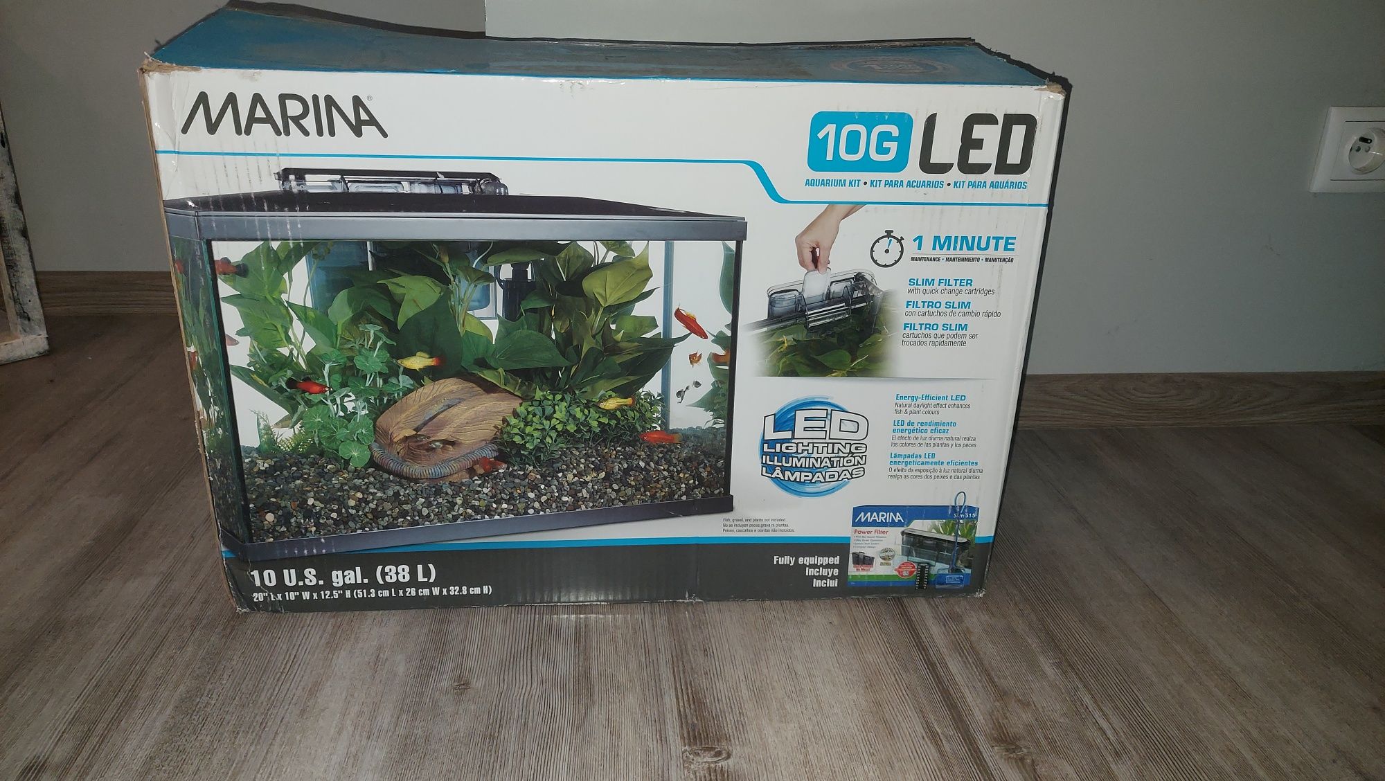 Akwarium Marina 10G LED