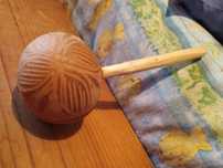 Maraca de madeira