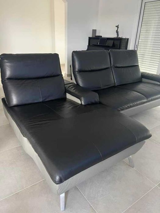 Sofa chaise longue em curo marca «Château d’Ax » (contacto por e-mail)