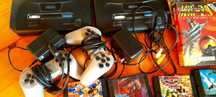 Ігрова приставка Sega Megadrive16 bit (2 штуки з джойстиками і 15 ігр)