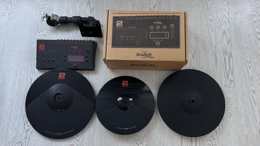 2box барабанний модуль + 3 тарілки + Upgrade Kit