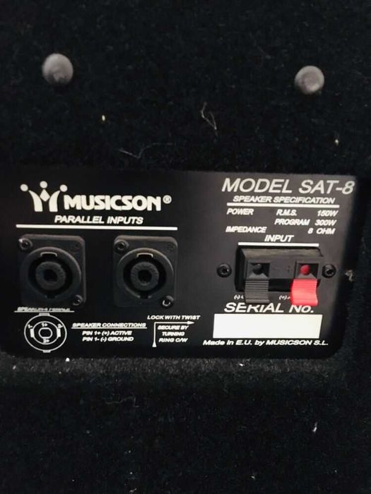 Colunas e tripés MUSICSON Suprem 8