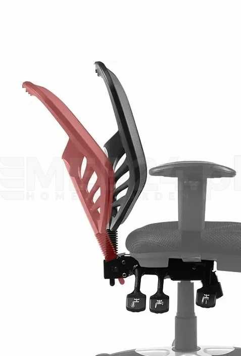 Fotel biurowy ergonomiczny metalowy zielony regulowany krzesło nowy