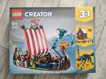 nowy zestaw klocków LEGO creator 3in1 31132 statek wikingów