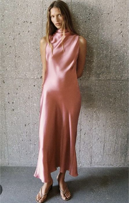 Сукня сатин атлас Zara S