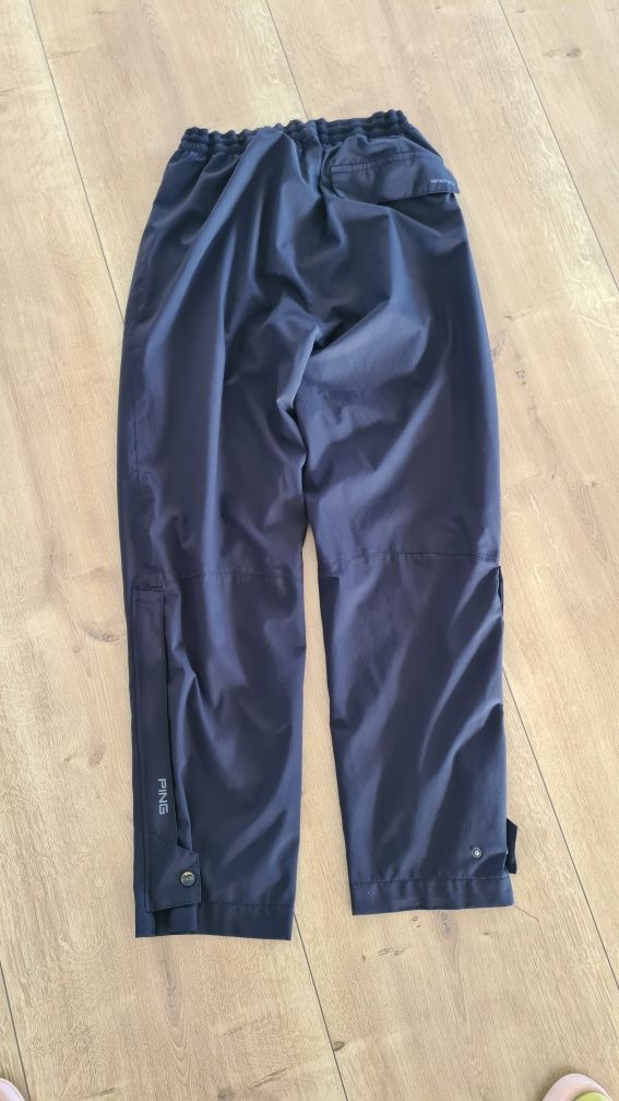 Spodnie profesjonalne do golfa Ping Sensordry Waterproof. Czarne. L
