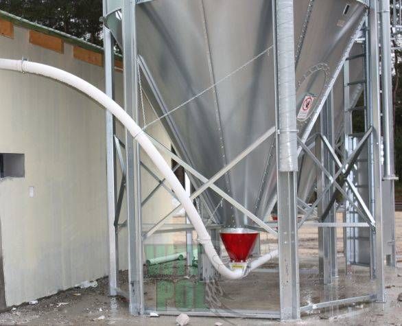 Zbiornik Silos NA PASZE 7000 LITRÓW Ocynk BIN