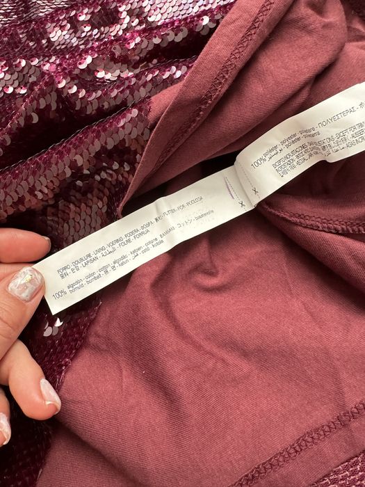 сукня платье zara  13-14 164см марсала пайєтки на новий рік