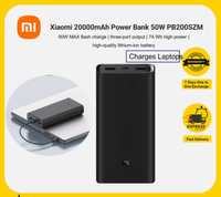 Павербанк Power Bank Xiaomi Mi 50W 20000mAh Black для ноутбуків