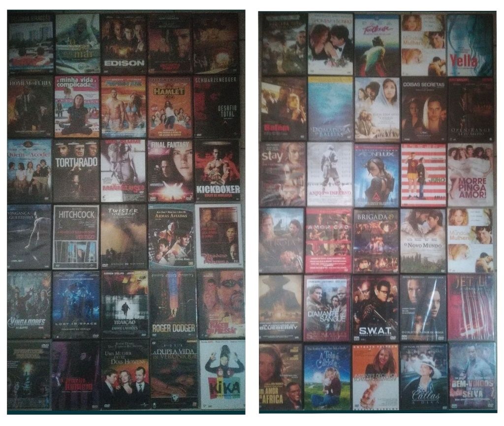 Lote 355 DVD's originais (LOTE 21)