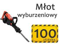 Młot wyburzeniowy wynajem Bydgoszcz wypożyczalnia Akuku rusztowania