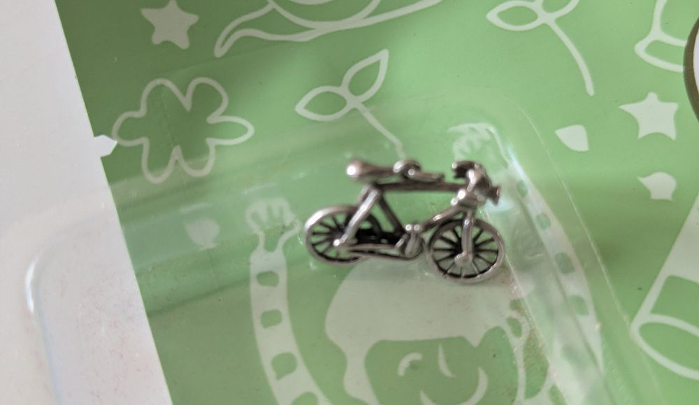 Rower, przywieszka, srebro