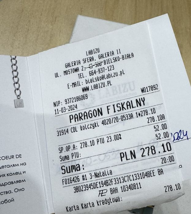 Kolczyki i bransoletka COEUR DE LION