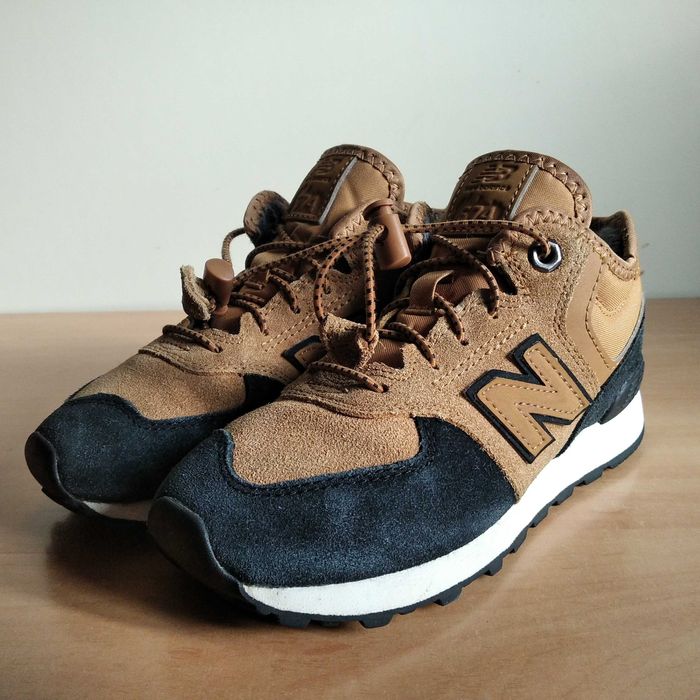 Buty dziecięce NEW BALANCE GV574HXG skóra zamsz roz.eu-32
