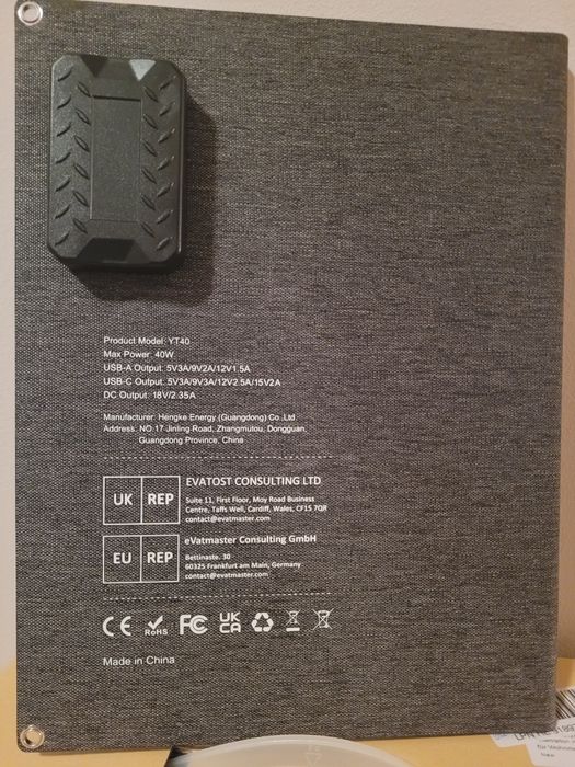 Powerbank Powkey R100 27.000mAh plus panel solarny