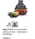 Ninja CRISPi 4-w-1 przenośny szklany air fryer