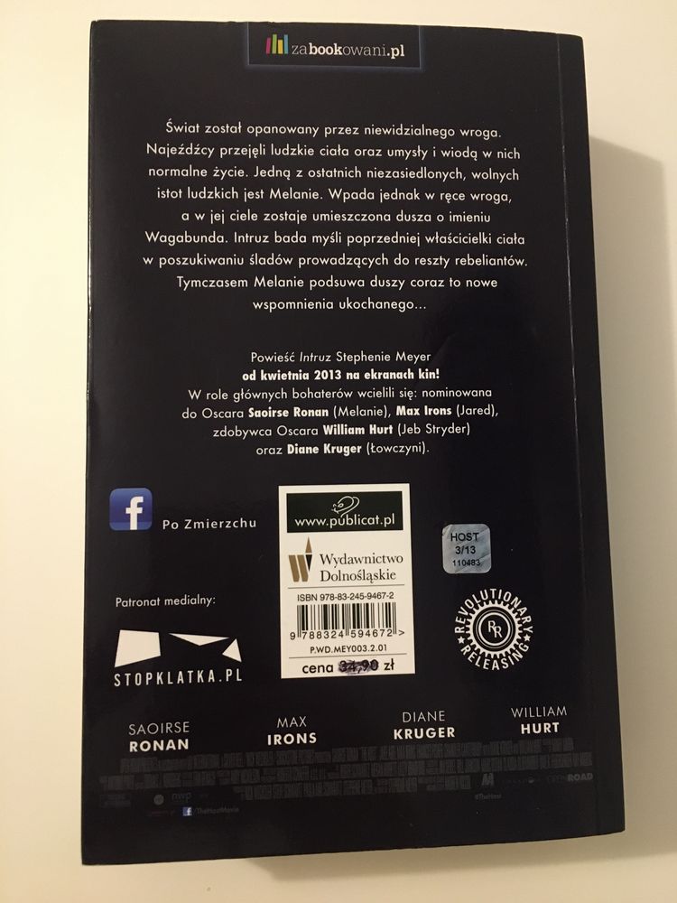 Książka Intruz Stephenie Meyer