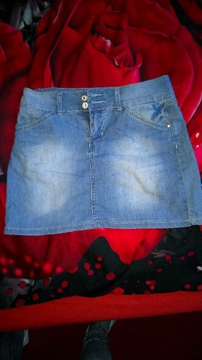 Spódnica jeansowa roz M-L