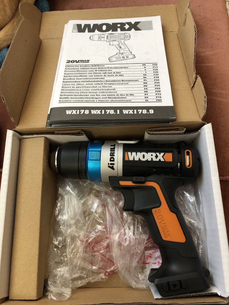 Wkrętarka inteligentna WORX 20V. WX178.9