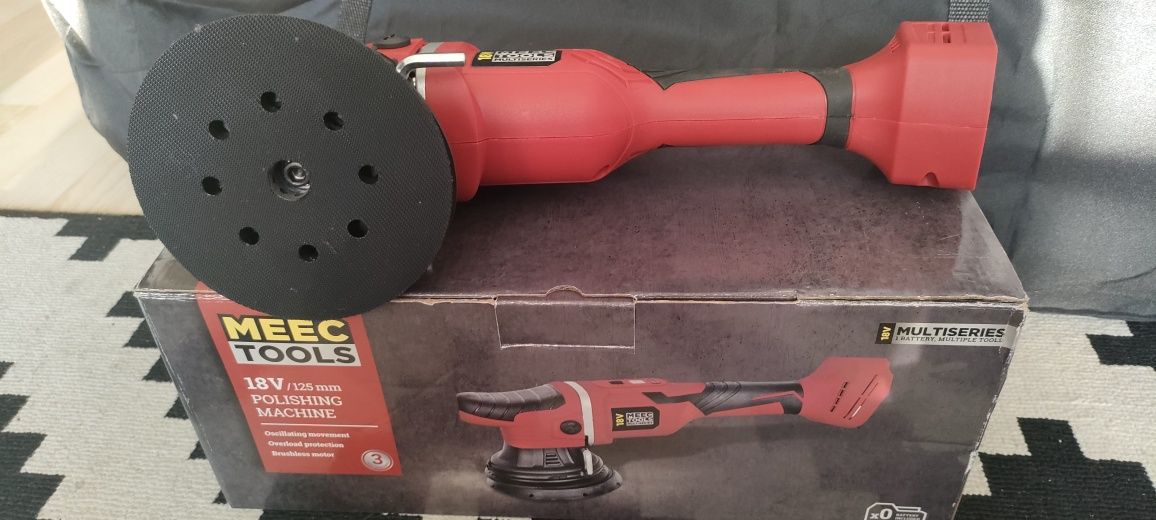 Polerka DA (dual action) Meec Tools 18v, 125mm
