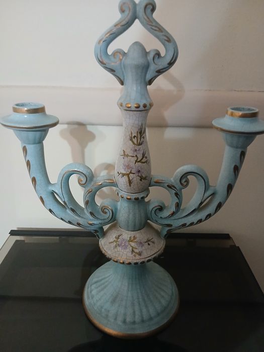 Conjunto candelabro + Taça "Martan "