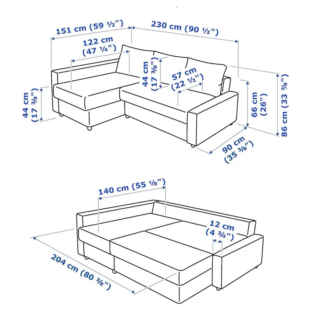 Sofa Friheten w bardzo dobrym stanie