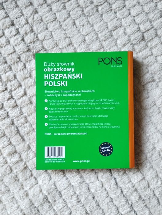 Duży słownik obrazkowy hiszpański - polski