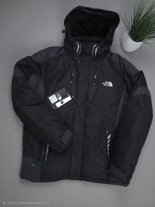 Чоловіча зимова куртка TNF великі розміри