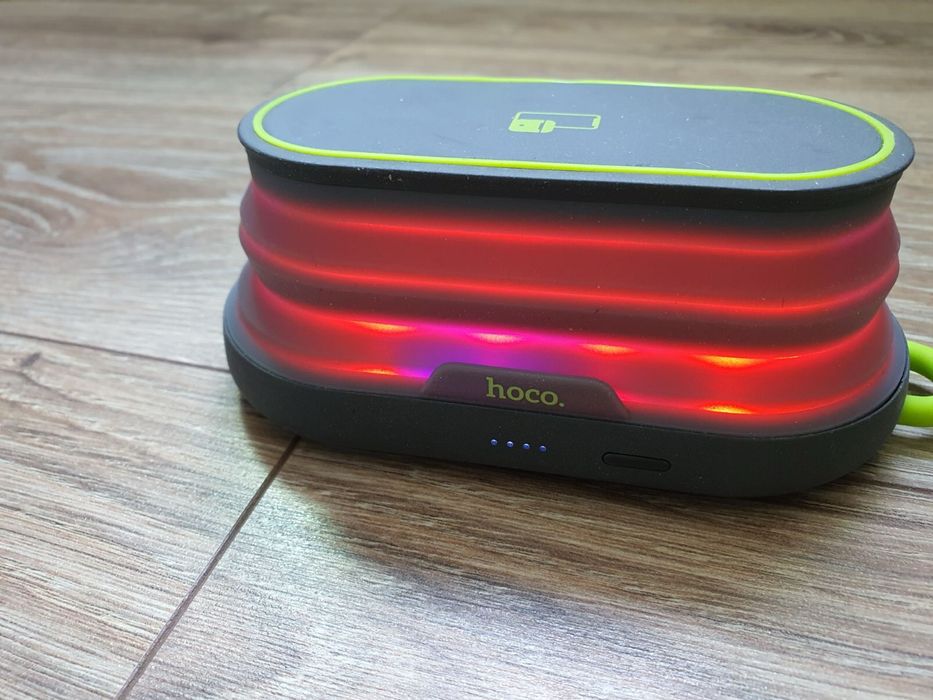 Hoco S9, power bank 5000mAh, бездротова зарядка, нічник та підставка