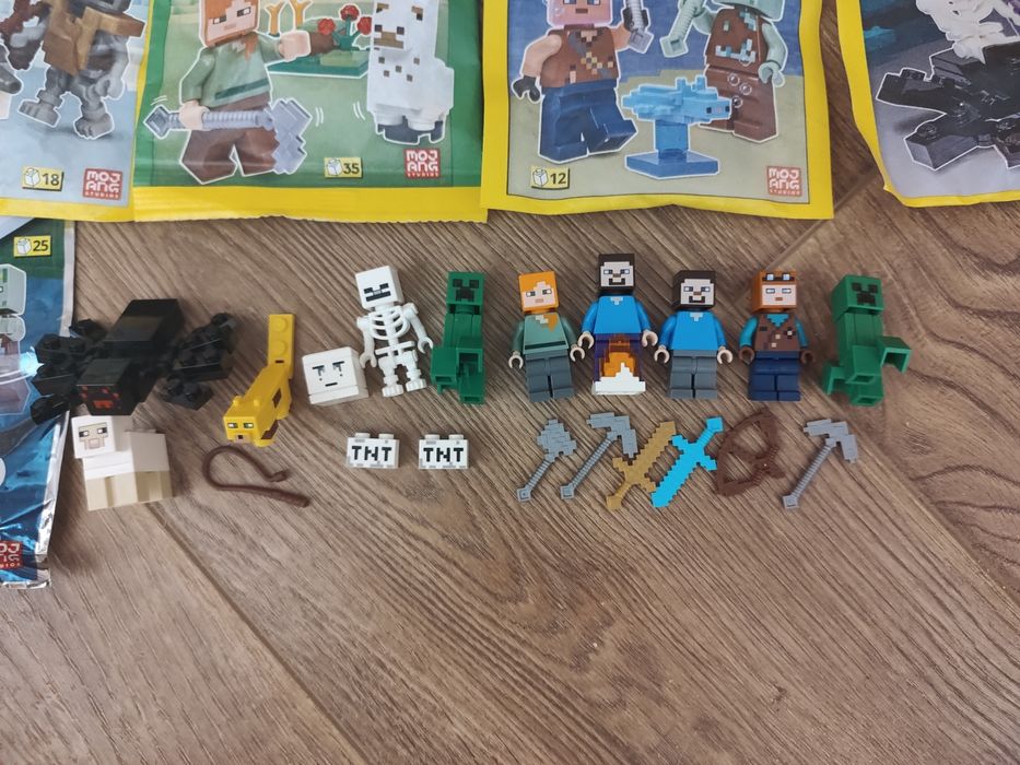 Лего Майнкрафт и Парк Юрского периода Lego Minecraft Jurassic park