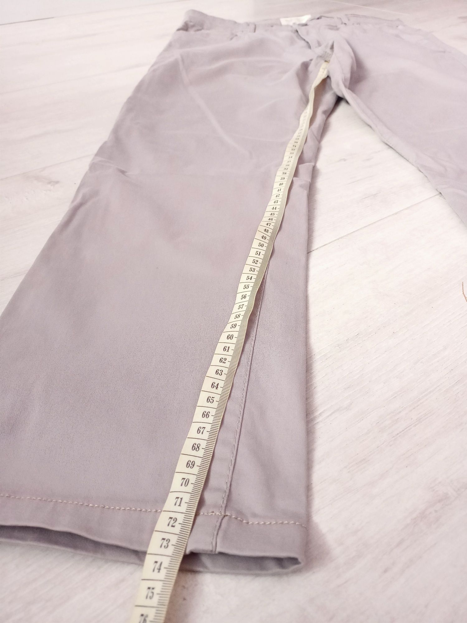 Spodnie męskie W36 L Reserved kolor jasno szary eleganckie chinosy
