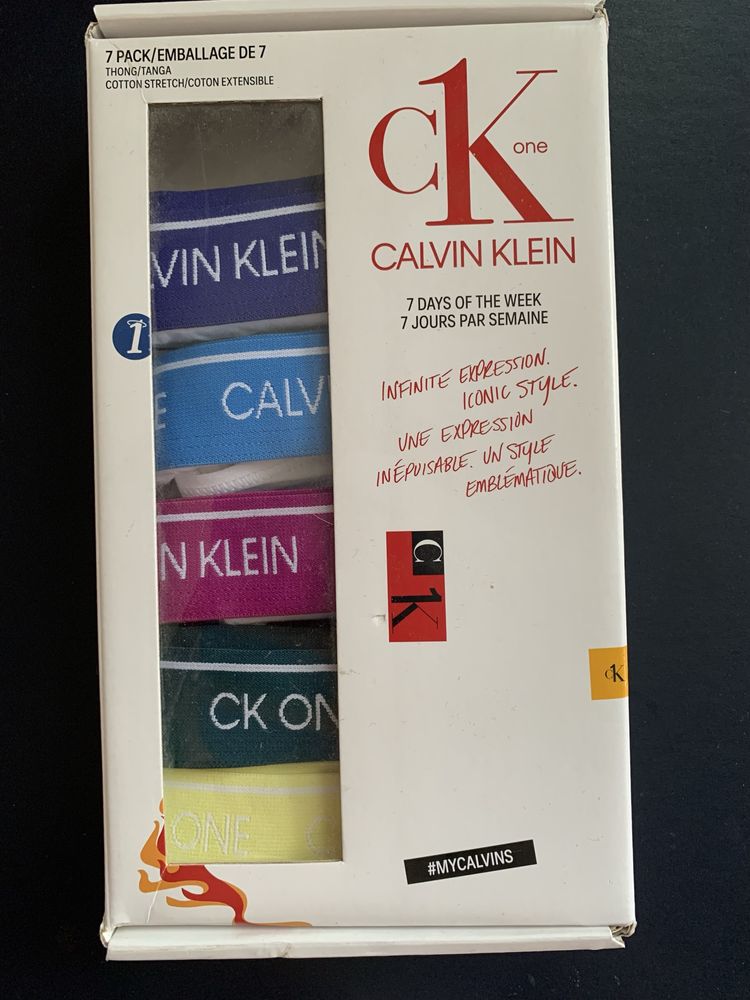 Calvin Klein стринги 5 шт в упаковке